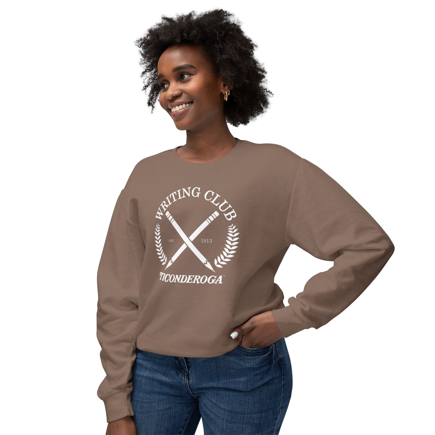 Writing Club - Unisex Comfort Colors Lightweight Crewneck Sweatshirt