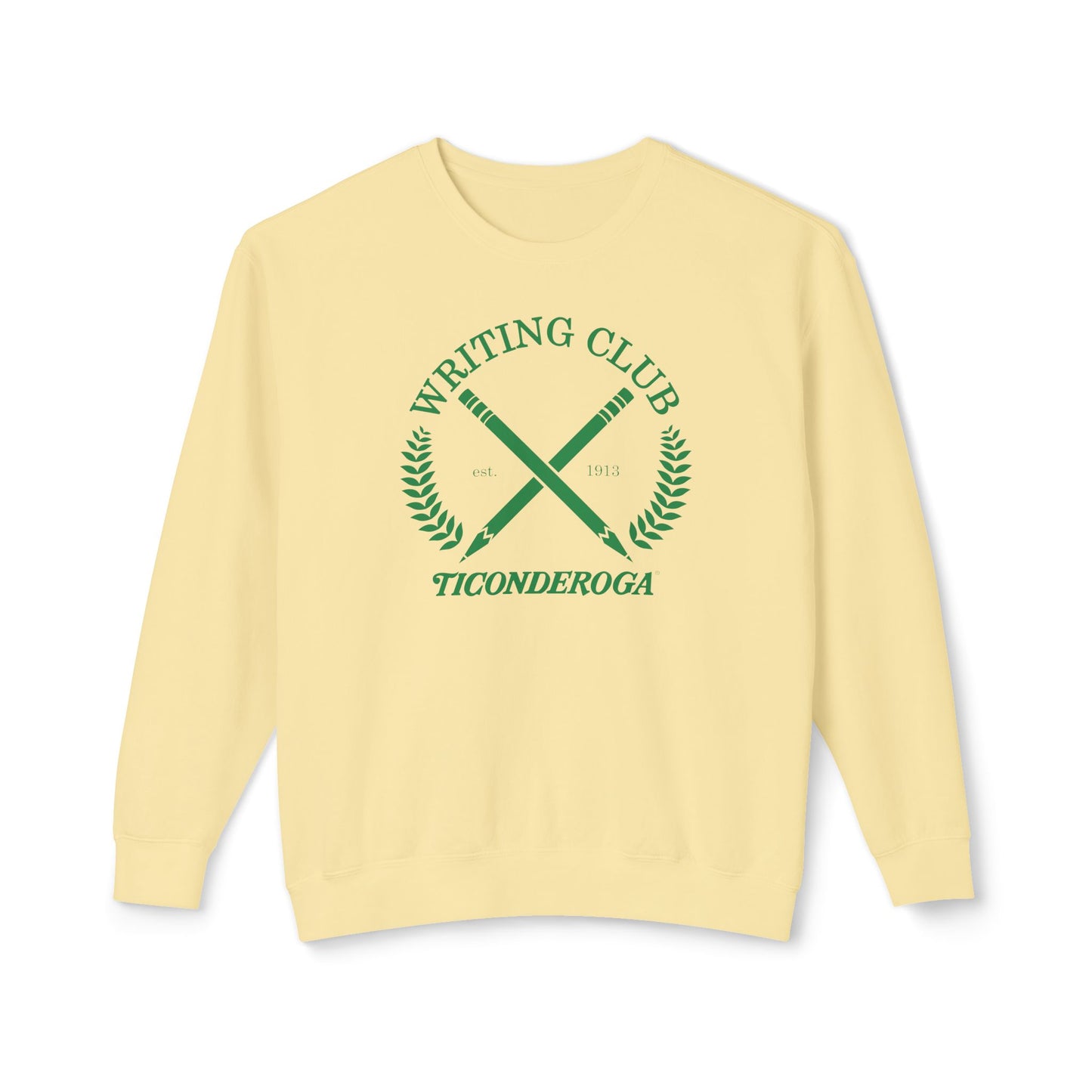 Writing Club - Unisex Comfort Colors Lightweight Crewneck Sweatshirt