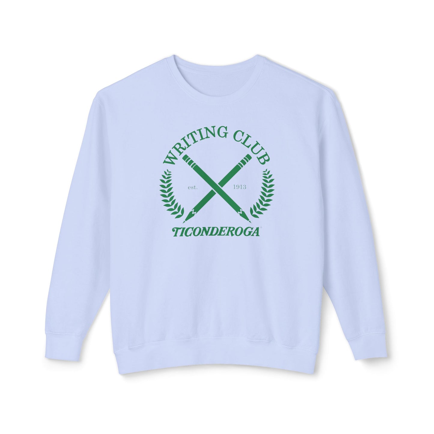 Writing Club - Unisex Comfort Colors Lightweight Crewneck Sweatshirt