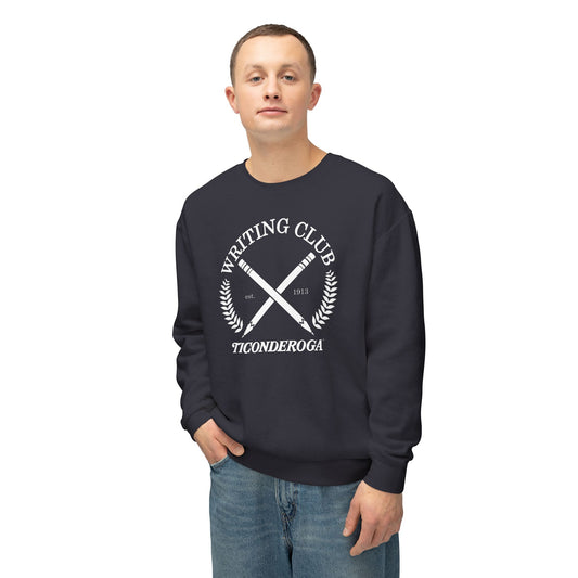 Writing Club - Unisex Comfort Colors Lightweight Crewneck Sweatshirt