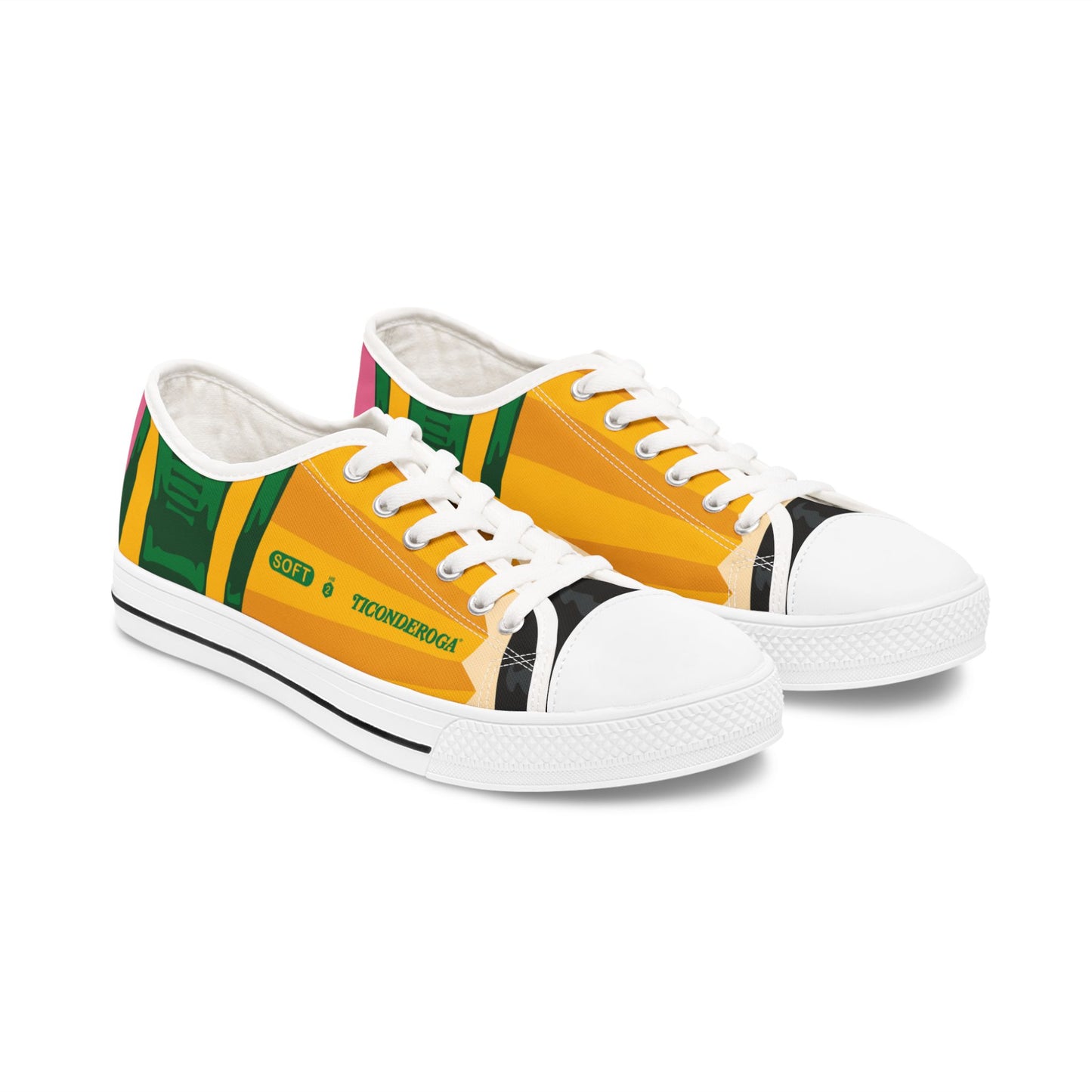 Pencil Feet - Women's Canvas Sneakers