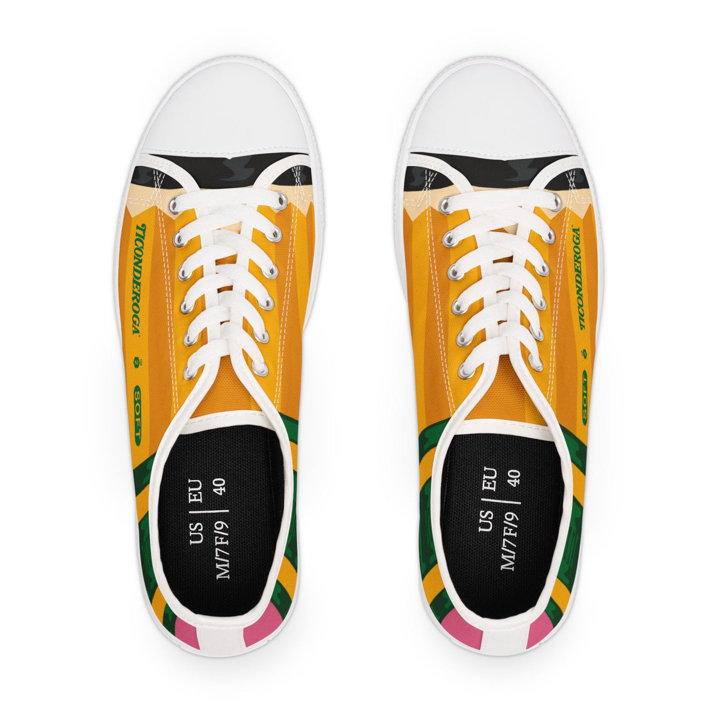 Pencil Feet - Women's Canvas Sneakers