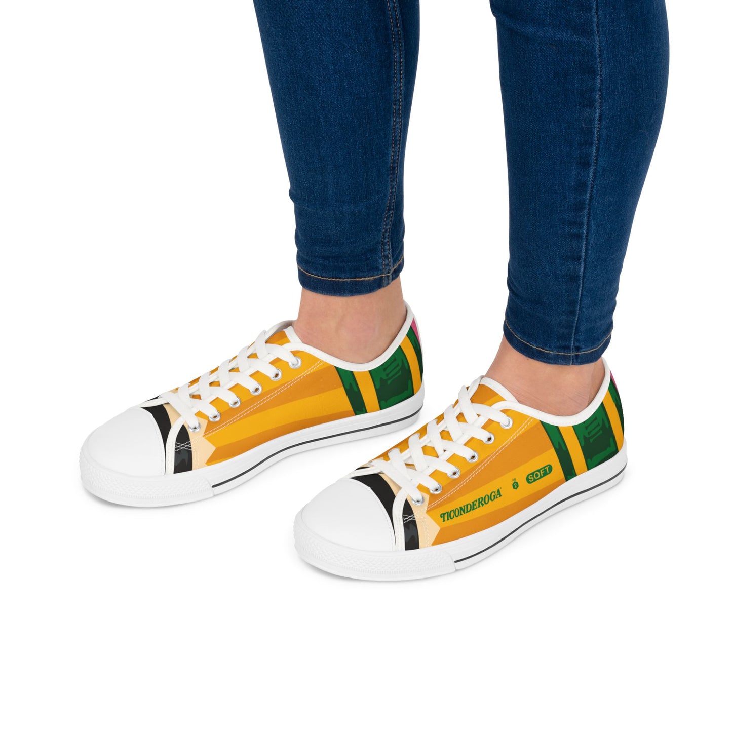 Pencil Feet - Women's Canvas Sneakers