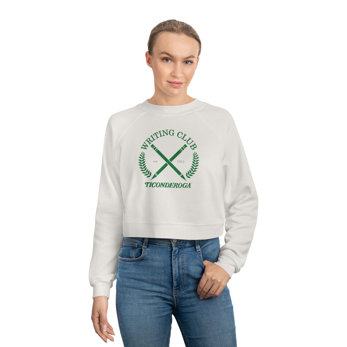 Writing Club - Women's Bella+Canvas Cropped Fleece Pullover