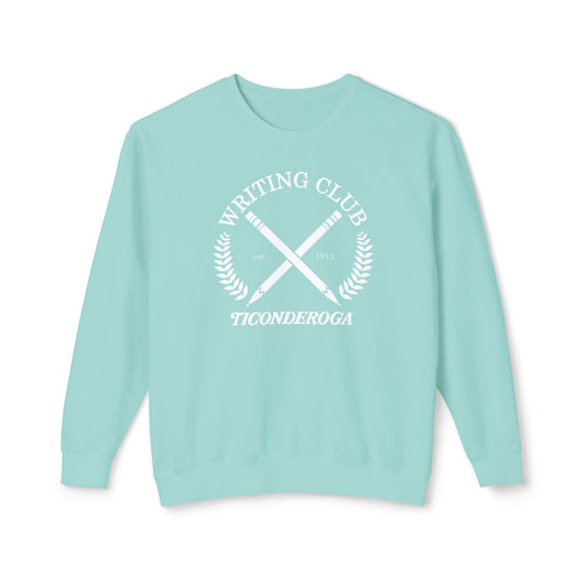 Writing Club - Unisex Comfort Colors Lightweight Crewneck Sweatshirt